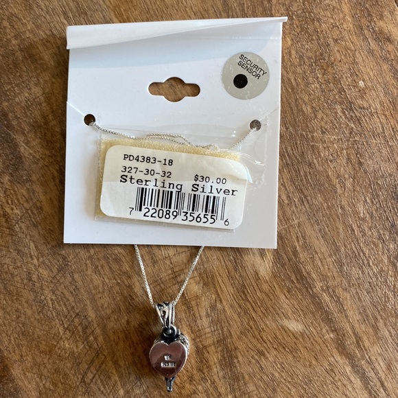 Sterling silver prayer box necklace - Picture 3 of 4